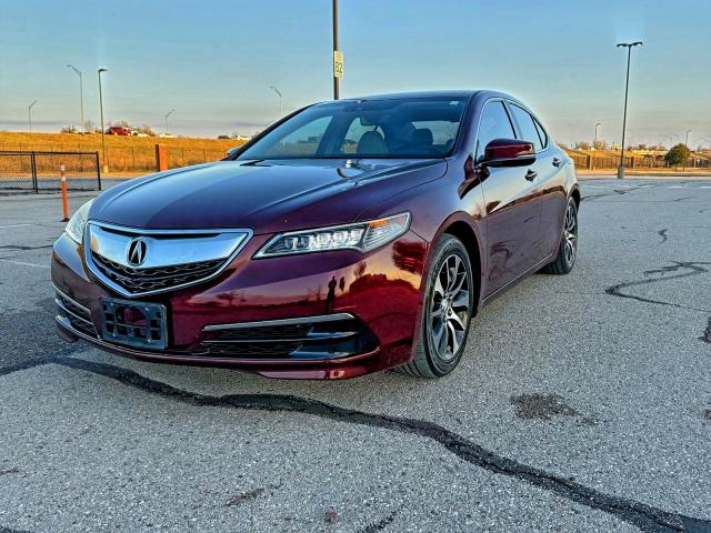 19UUB1F53FA004164 - 2015 ACURA TLX TECH MAROON photo 2