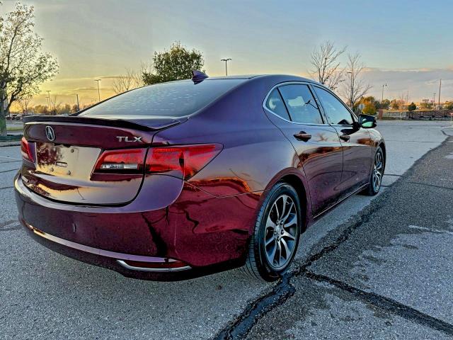 19UUB1F53FA004164 - 2015 ACURA TLX TECH MAROON photo 4