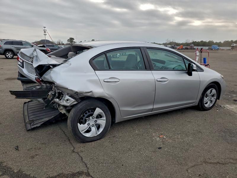 19XFB2F51DE294458 - 2013 HONDA CIVIC LX 银色 照片 3