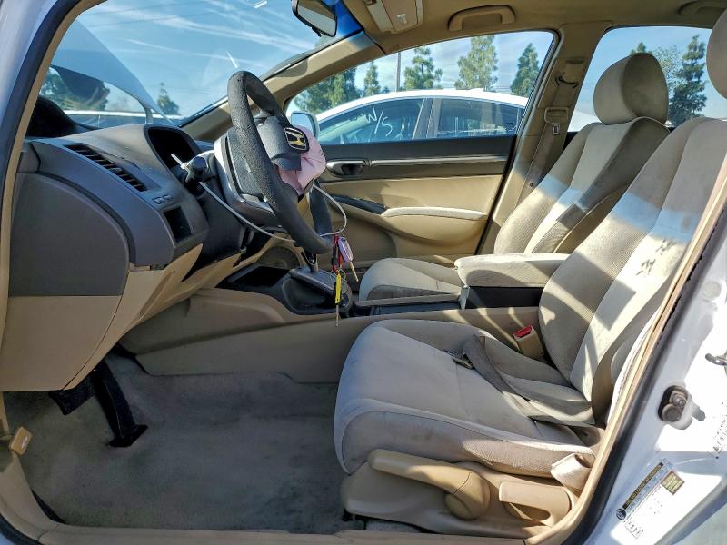 2HGFA16887H303089 - 2007 HONDA CIVIC EX WHITE photo 7