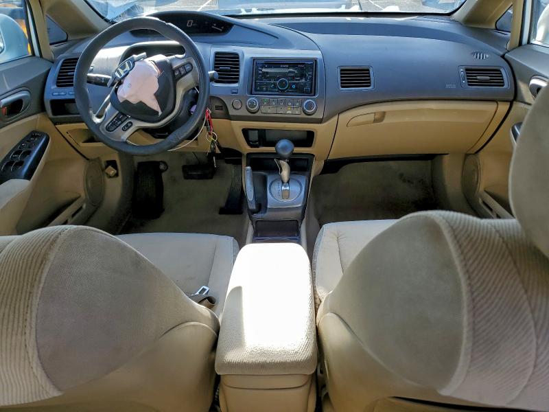 2HGFA16887H303089 - 2007 HONDA CIVIC EX WHITE photo 8