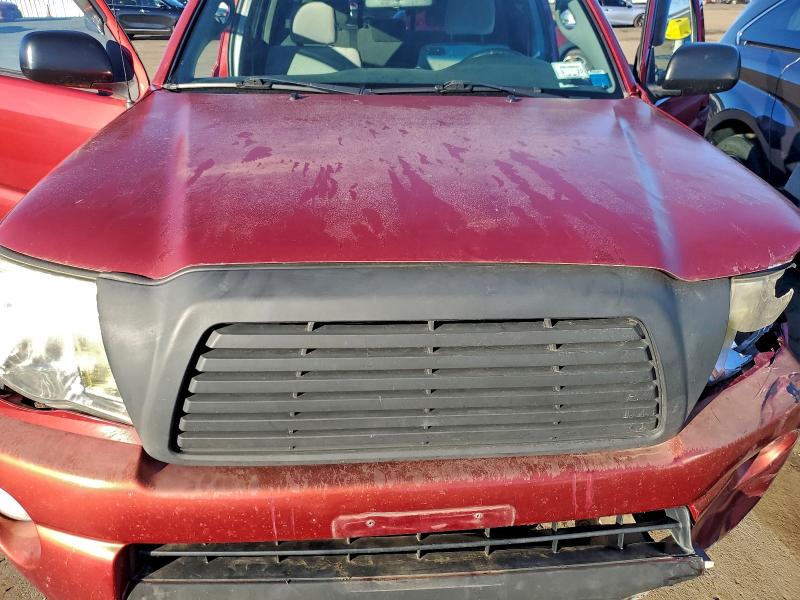 5TELU42N67Z386340 - 2007 TOYOTA TACOMA DOUBLE CAB RED photo 11