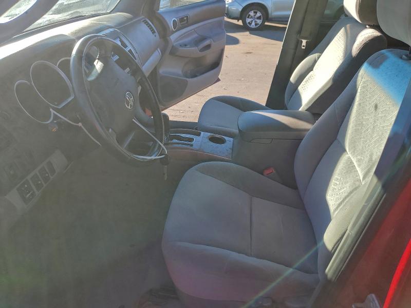 5TELU42N67Z386340 - 2007 TOYOTA TACOMA DOUBLE CAB RED photo 7