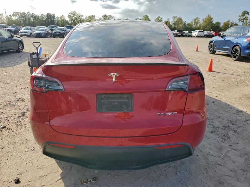 7SAYGDEFXNF520639 - 2022 TESLA MODEL Y 红色 照片 6