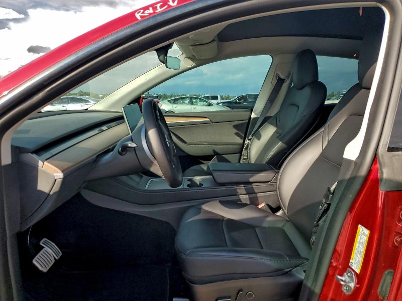 7SAYGDEFXNF520639 - 2022 TESLA MODEL Y 红色 照片 7