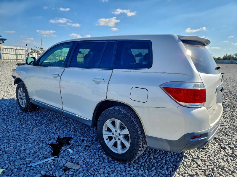 5TDZA3EH4DS040668 - 2013 TOYOTA HIGHLANDER BASE თეთრი ფოტო 2