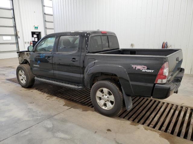 5TFLU4EN1BX008972 - 2011 TOYOTA TACOMA DOUBLE CAB BLACK photo 2