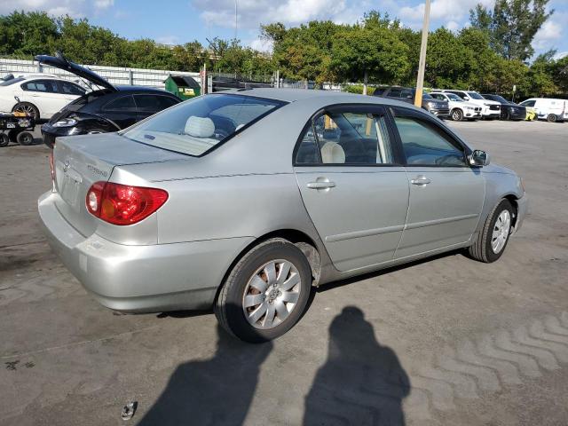 JTDBR32E930042471 - 2003 TOYOTA COROLLA CE ვერცხლისფერი ფოტო 3