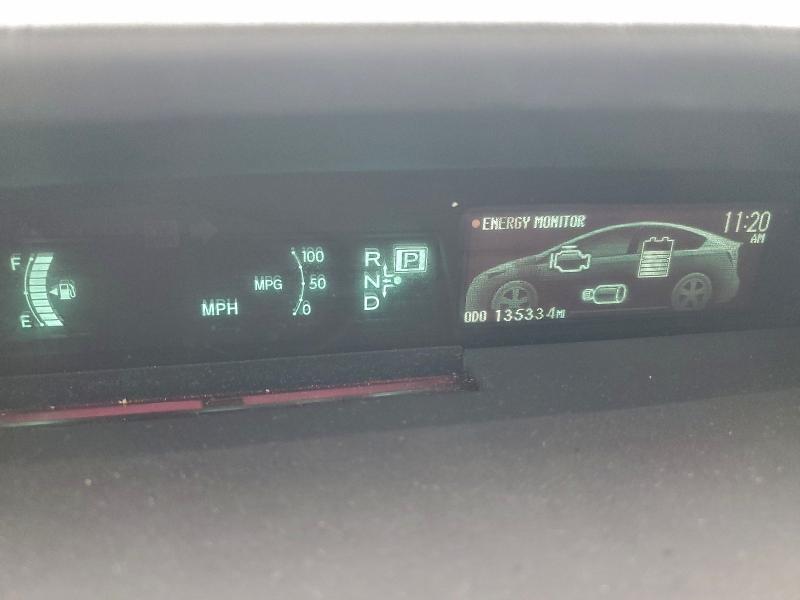 JTDKN3DU2D1687040 - 2013 TOYOTA PRIUS Blanc photo 9