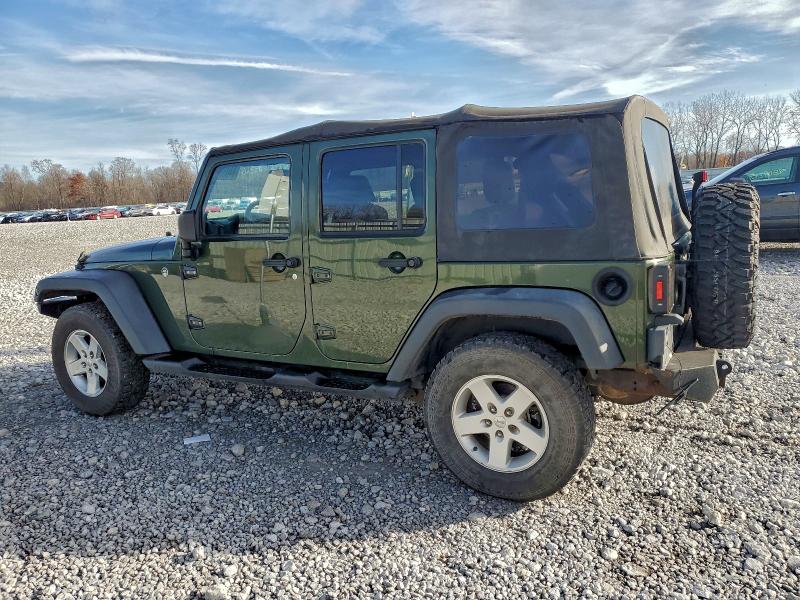 1J4GA39197L130516 - 2007 JEEP WRANGLER X 绿色 照片 2