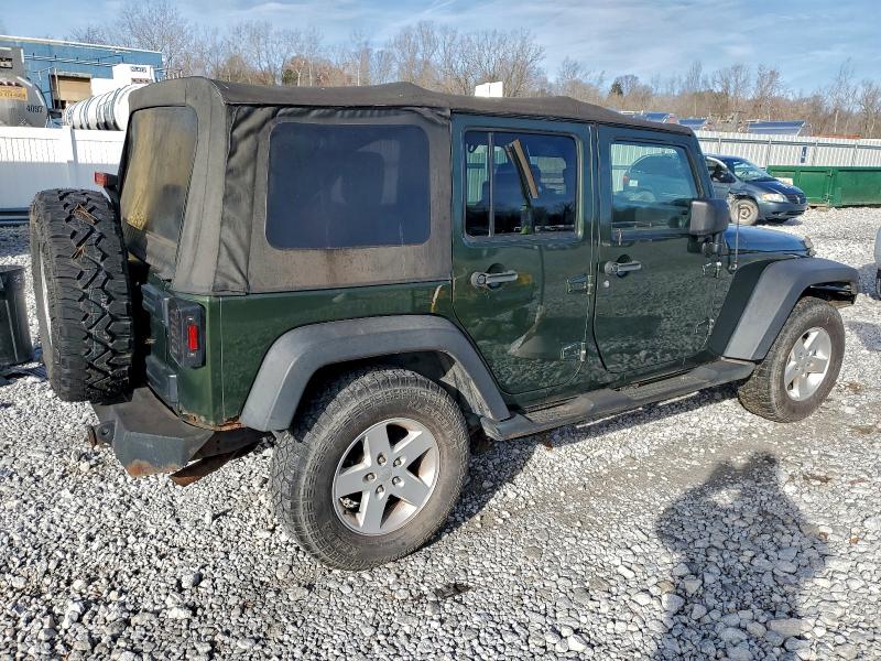 1J4GA39197L130516 - 2007 JEEP WRANGLER X 绿色 照片 3