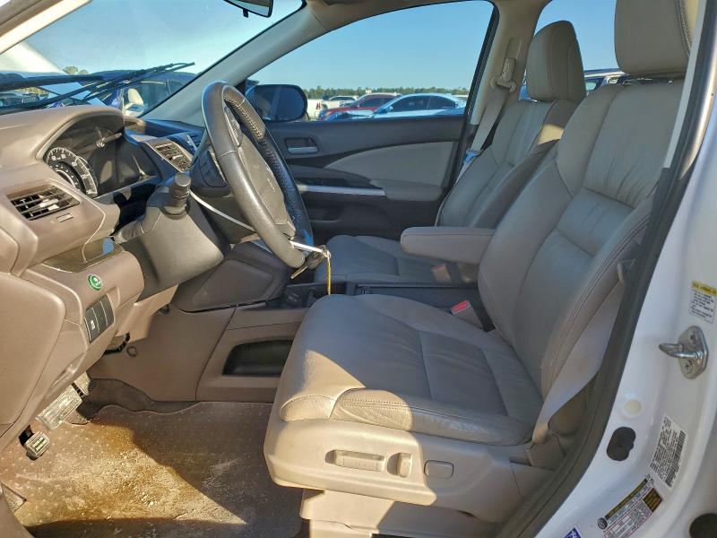 5J6RM3H70CL045404 - 2012 HONDA CR-V EXL WHITE photo 7