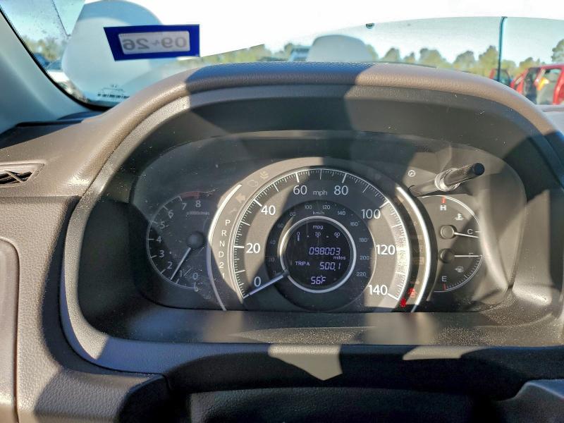 5J6RM3H70CL045404 - 2012 HONDA CR-V EXL WHITE photo 9