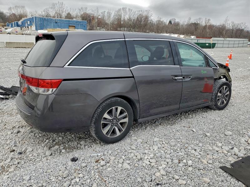 5FNRL5H94FB103558 - 2015 HONDA ODYSSEY TOURING GRAY photo 3