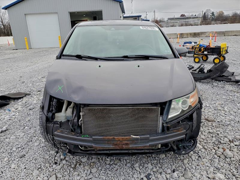 5FNRL5H94FB103558 - 2015 HONDA ODYSSEY TOURING GRAY photo 5