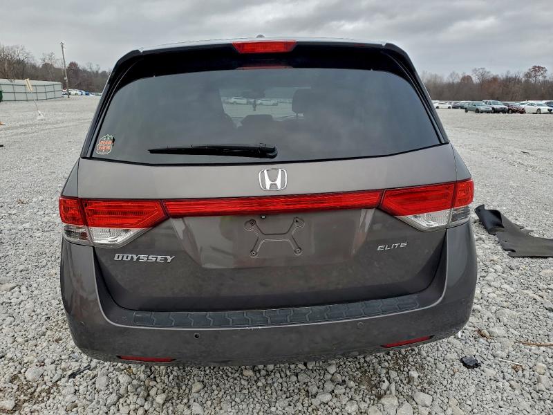 5FNRL5H94FB103558 - 2015 HONDA ODYSSEY TOURING GRAY photo 6