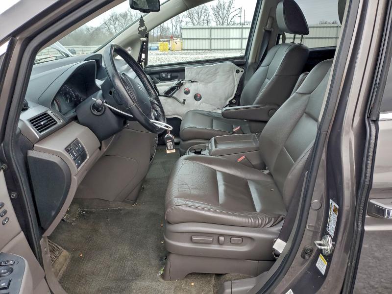 5FNRL5H94FB103558 - 2015 HONDA ODYSSEY TOURING GRAY photo 7