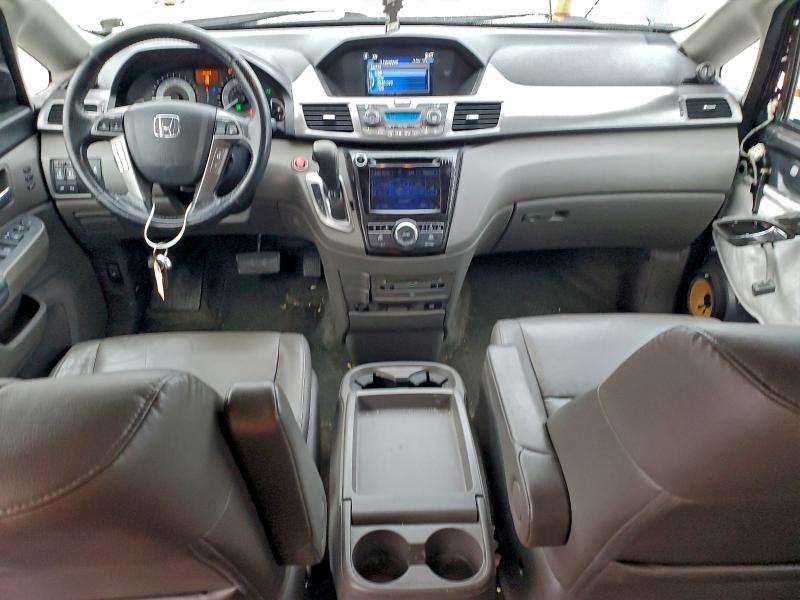 5FNRL5H94FB103558 - 2015 HONDA ODYSSEY TOURING GRAY photo 8