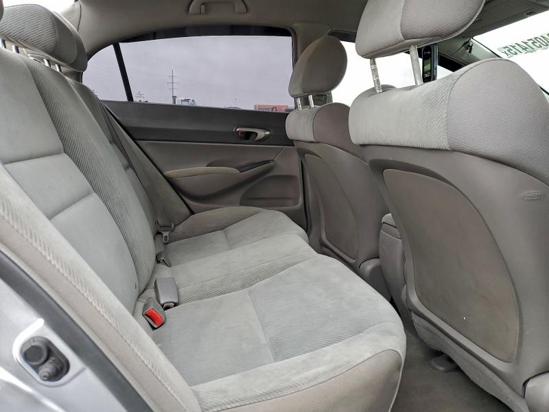 19XFA1F57BE038044 - 2011 HONDA CIVIC LX SILVER photo 10