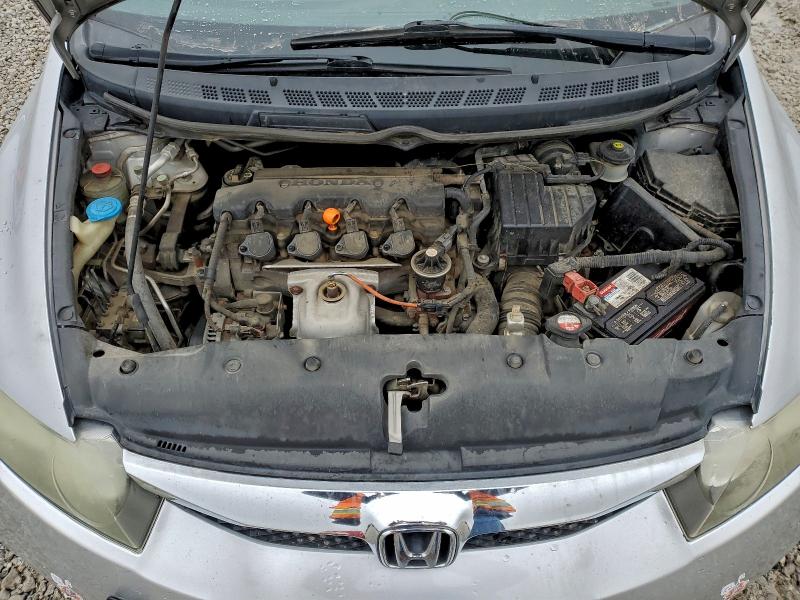 19XFA1F57BE038044 - 2011 HONDA CIVIC LX SILVER photo 11