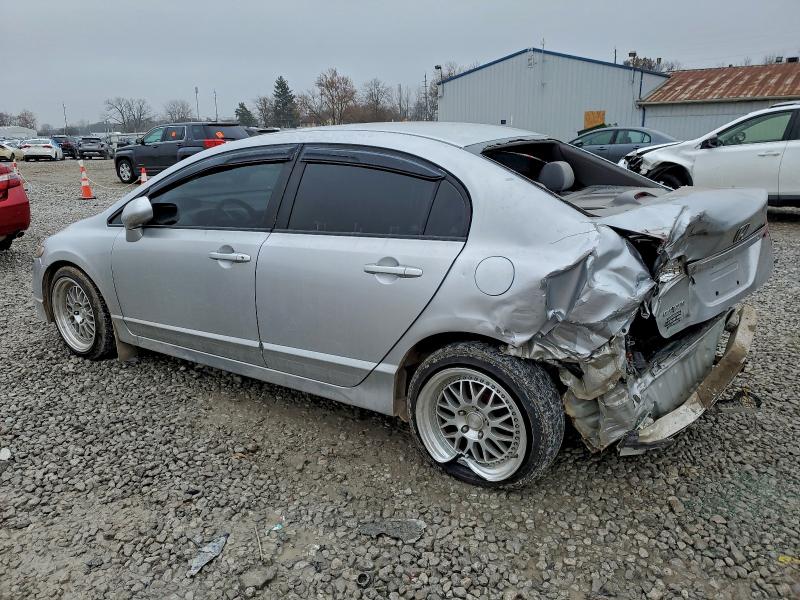 19XFA1F57BE038044 - 2011 HONDA CIVIC LX SILVER photo 2