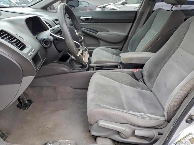 19XFA1F57BE038044 - 2011 HONDA CIVIC LX SILVER photo 7