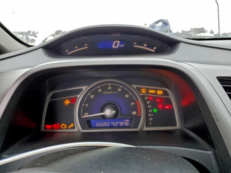 19XFA1F57BE038044 - 2011 HONDA CIVIC LX SILVER photo 9