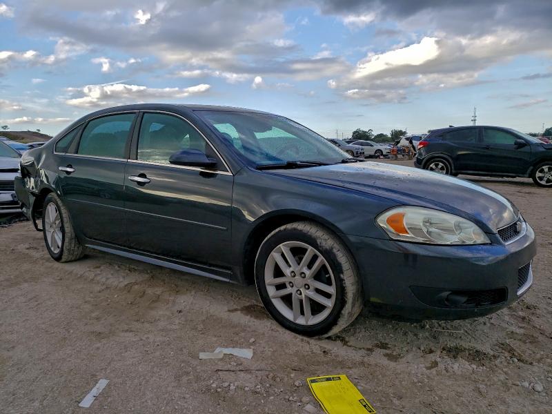 2G1WC5E35D1191810 - 2013 CHEVROLET IMPALA LTZ ნაცრისფერი ფოტო 4