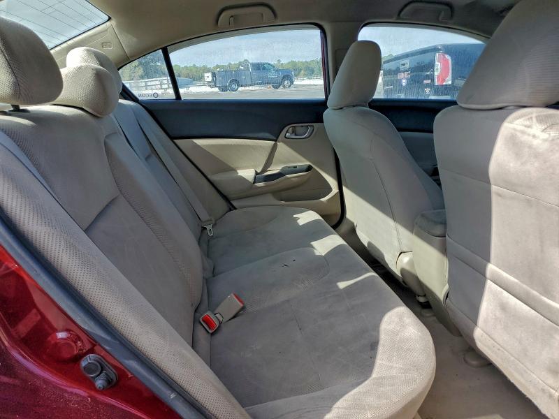 2HGFB2F53CH609300 - 2012 HONDA CIVIC LX RED photo 10