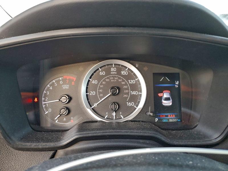 5YFEPMAE0NP293799 - 2022 TOYOTA COROLLA LE BLUE photo 9