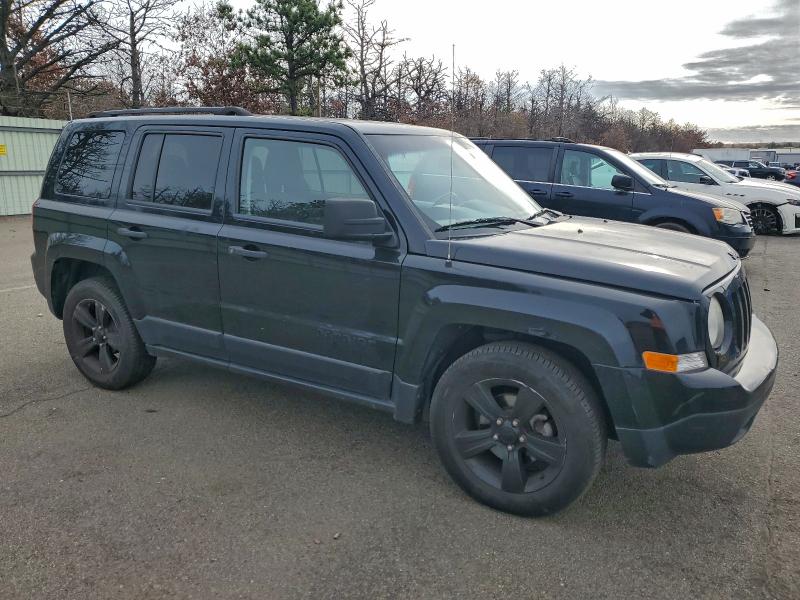 1C4NJPBA4ED853180 - 2014 JEEP PATRIOT SPORT BLACK photo 4
