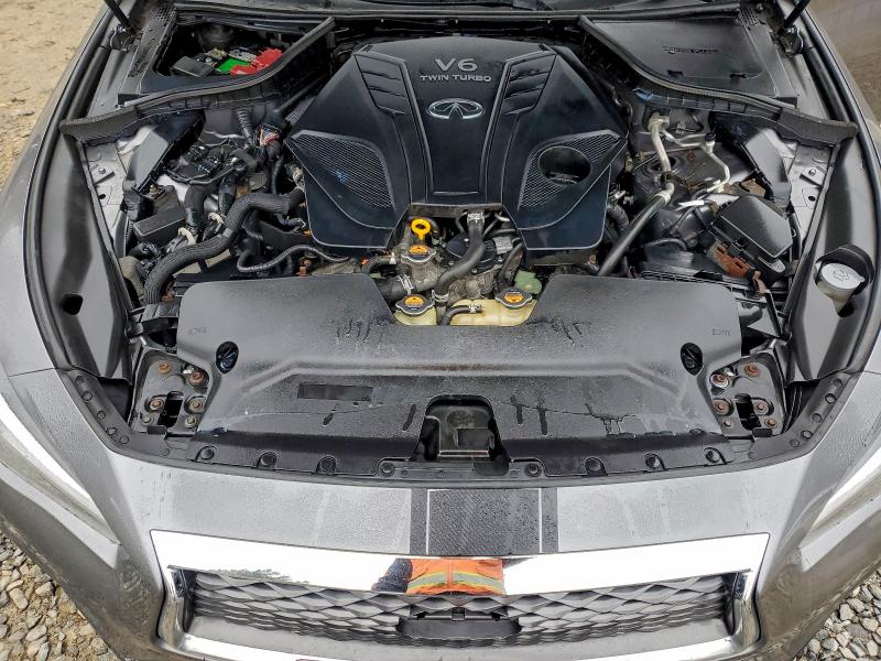 JN1EV7ARXKM555887 - 2019 INFINITI Q50 LUXE GRAY photo 11