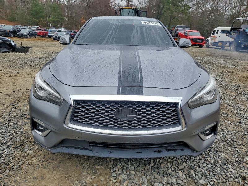 JN1EV7ARXKM555887 - 2019 INFINITI Q50 LUXE GRAY photo 5