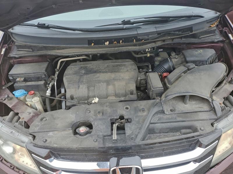 5FNRL5H69FB005860 - 2015 HONDA ODYSSEY EXL BURGUNDY photo 12