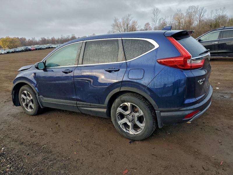 7FARW2H5XJE070193 - 2018 HONDA CR-V EX BLUE photo 2