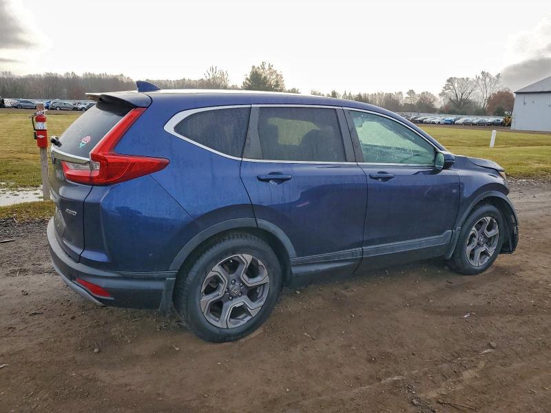 7FARW2H5XJE070193 - 2018 HONDA CR-V EX BLUE photo 3