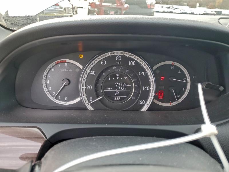 1HGCR2F8XGA154801 - 2016 HONDA ACCORD EXL ვერცხლისფერი ფოტო 9