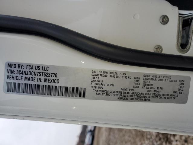 3C4NJDCN7ST623770 - 2025 JEEP COMPASS LIMITED თეთრი ფოტო 13