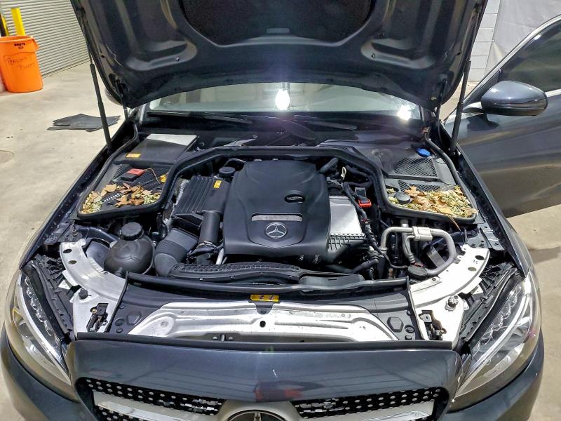 55SWF4KB7FU010452 - 2015 MERCEDES-BENZ C 300 4MATIC GRAY photo 11