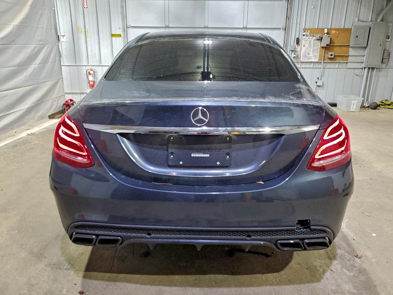 55SWF4KB7FU010452 - 2015 MERCEDES-BENZ C 300 4MATIC GRAY photo 6