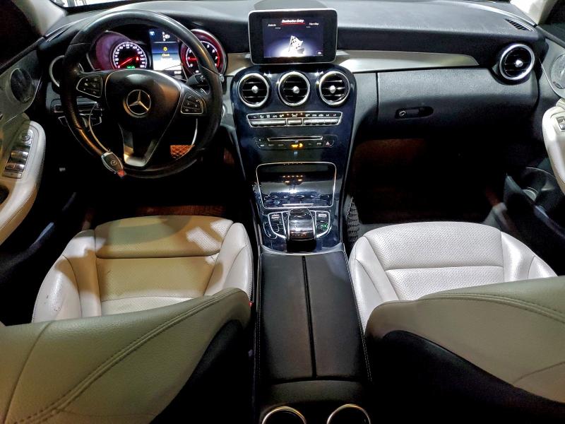 55SWF4KB7FU010452 - 2015 MERCEDES-BENZ C 300 4MATIC GRAY photo 8