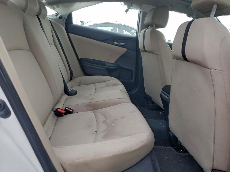 19XFC2F52JE042274 - 2018 HONDA CIVIC LX WHITE photo 10