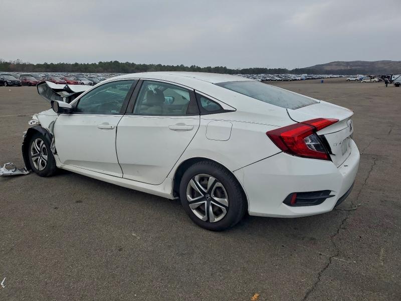 19XFC2F52JE042274 - 2018 HONDA CIVIC LX WHITE photo 2