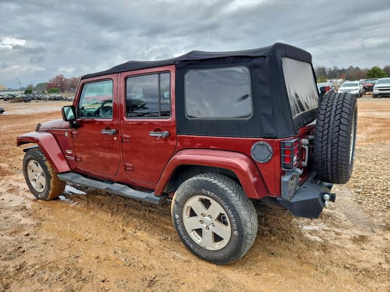 1J8GA59157L162261 - 2007 JEEP WRANGLER SAHARA მუქწითელი ფოტო 2