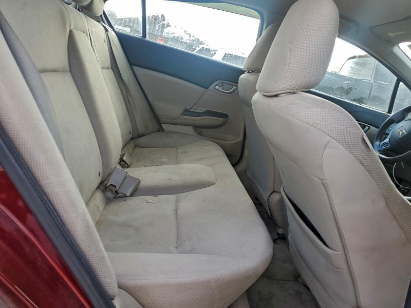 2HGFB2F55CH562271 - 2012 HONDA CIVIC LX RED photo 10