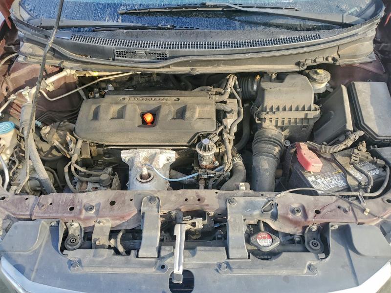 2HGFB2F55CH562271 - 2012 HONDA CIVIC LX RED photo 11