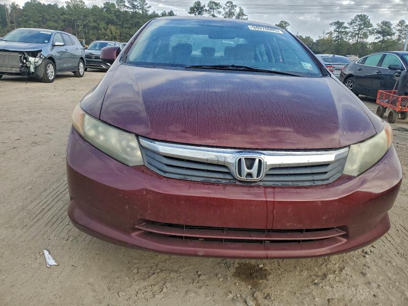 2HGFB2F55CH562271 - 2012 HONDA CIVIC LX RED photo 5