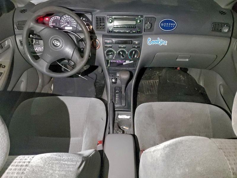 2T1BR32E07C794121 - 2007 TOYOTA COROLLA CE SILVER photo 8