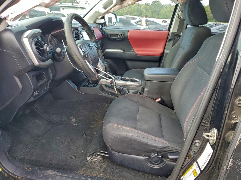 3TMAZ5CN3GM014657 - 2016 TOYOTA TACOMA DOUBLE CAB შავი ფოტო 7