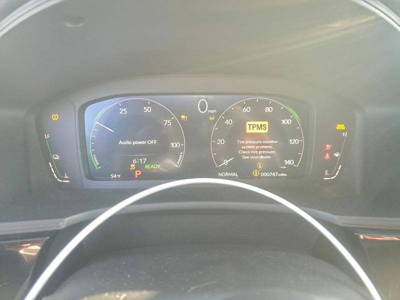 JHMFL4H9XSX007767 - 2025 HONDA CIVIC SPORT TOURING GRAY photo 9